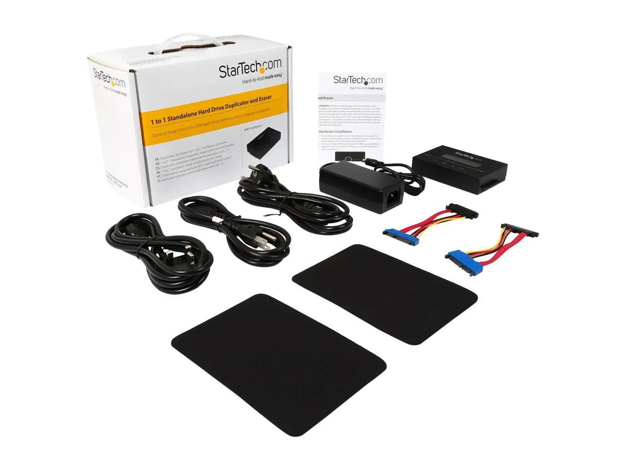 1:1 STANDALONE SATA HARD DRIVE DUPLICATOR AND ERASER PERFORMS DISK CLONING AND E