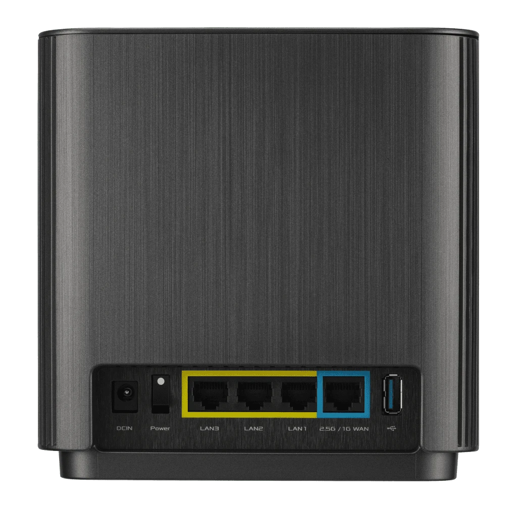 ASUS Router XT9 (W-2-PK) ZenWiFi XT9 AX7800 Tri-Band WiFi 6 Mesh WiFi System 2Pack Bulk Pack