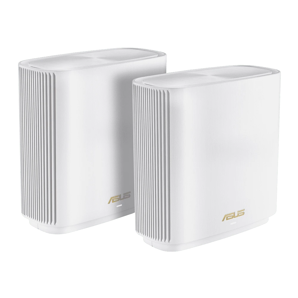 ASUS Router XT9 (W-2-PK) ZenWiFi XT9 AX7800 Tri-Band WiFi 6 Mesh WiFi System 2Pack Bulk Pack