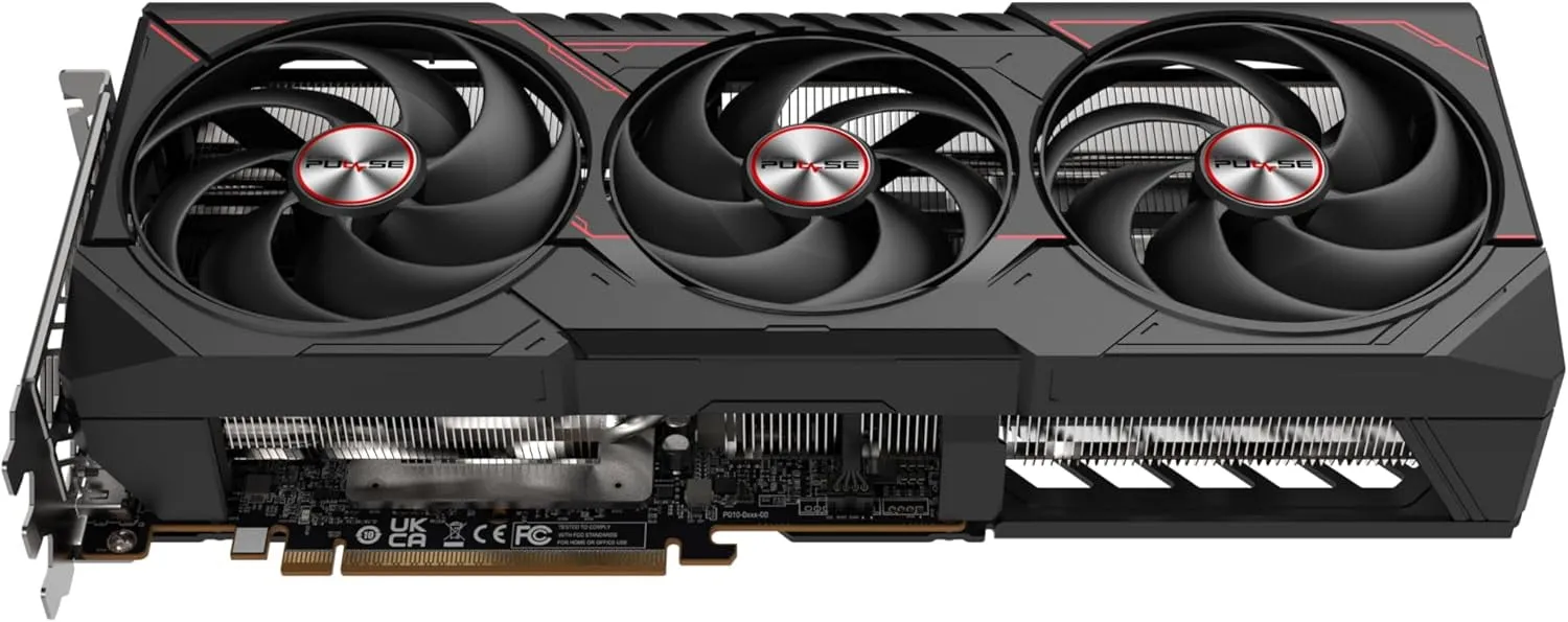 Sapphire PULSE Radeon RX 9070 XT 16GB GDDR6 Graphics Card