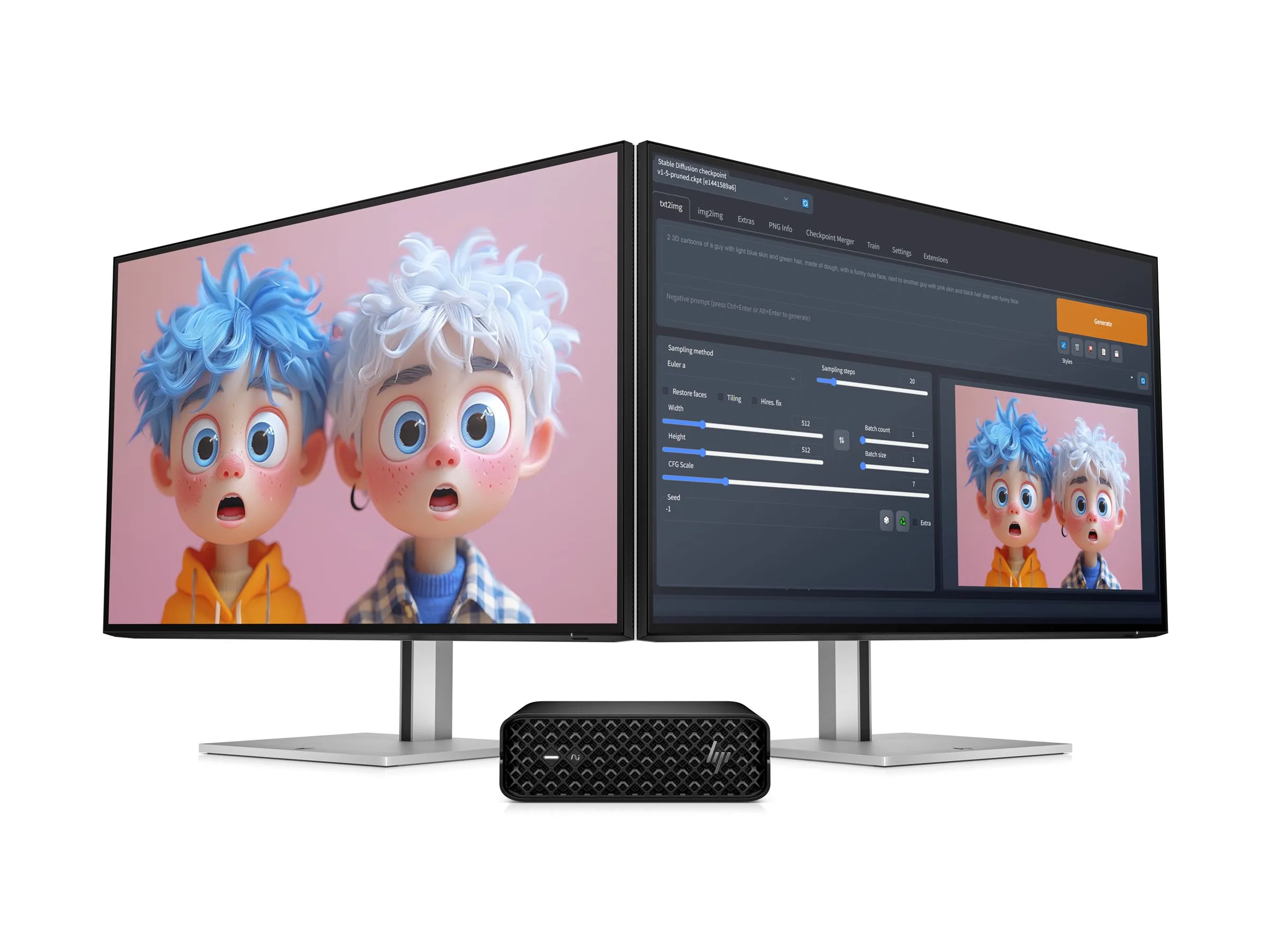 SBUY Z2 MINI G1I U5-235 16GB 512GB AI BOOST (UP TO 13 TOPS) NVIDIA QUADRO RTX A4