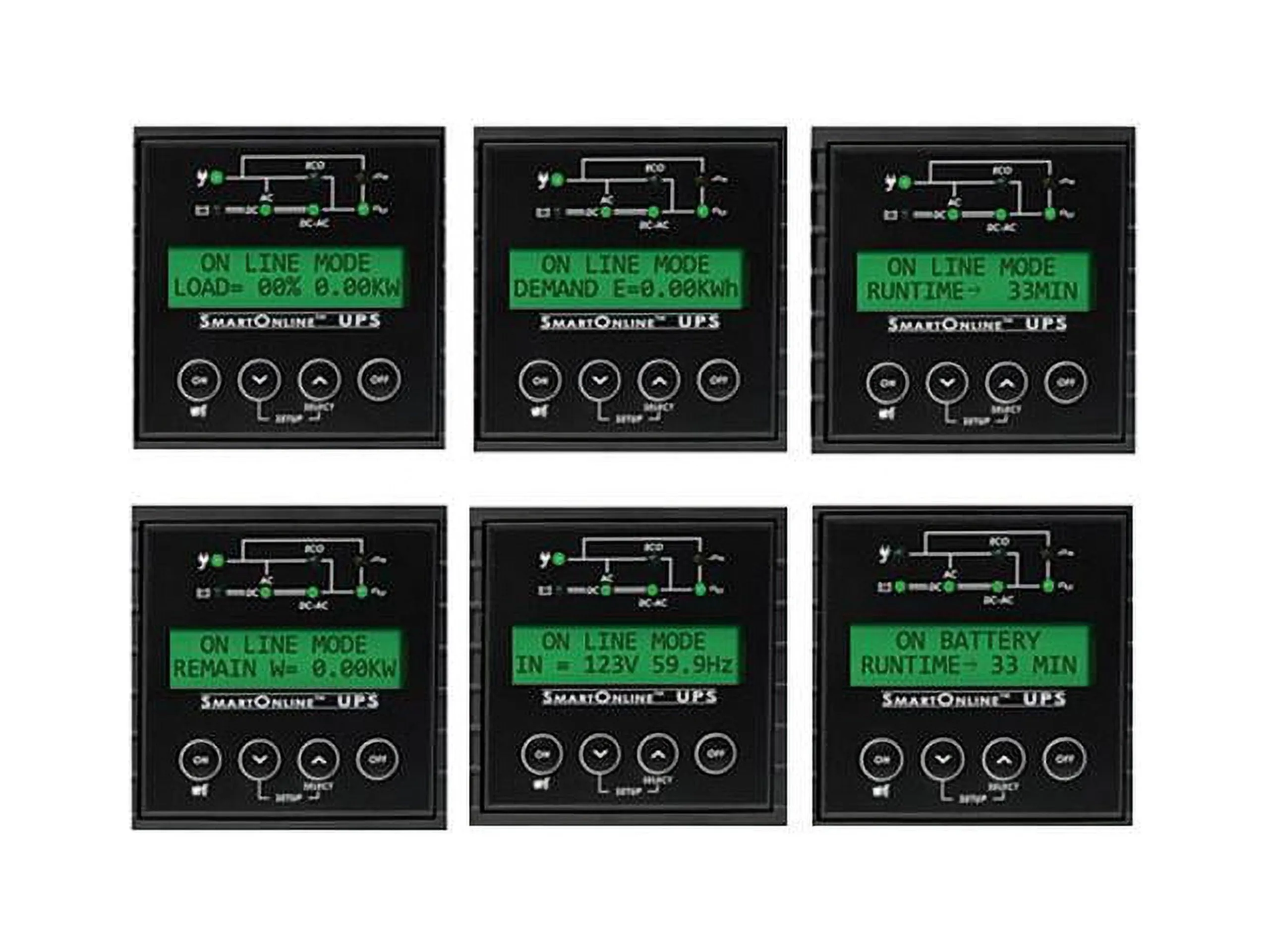 Tripp Lite, UPS, SmartOnline 1500VA, 2U, 100/110/120/127V, 1350W, 6 x 5-15R, USB, DB9, EPO