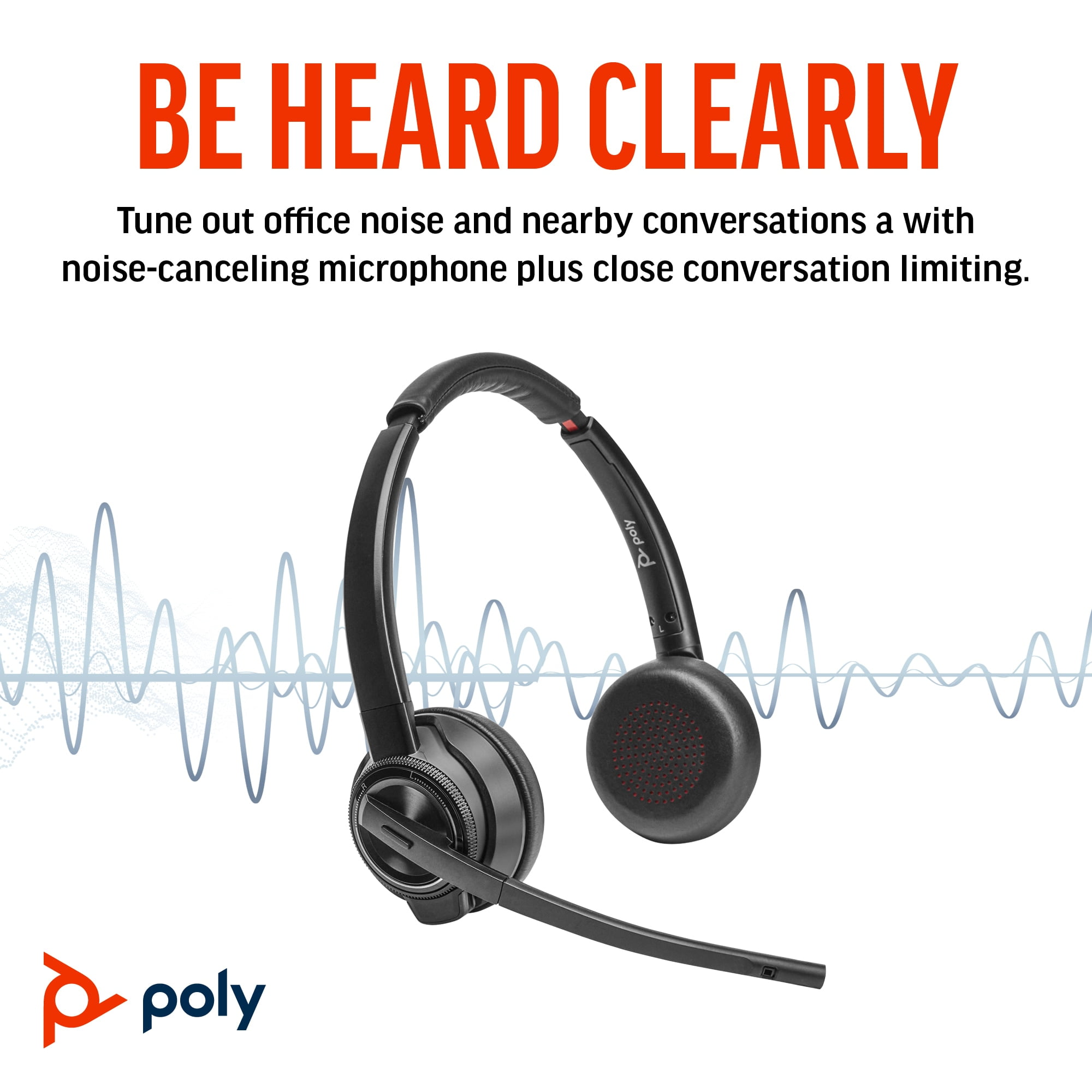 Poly Savi 7320 DECT Stereo Office Headset