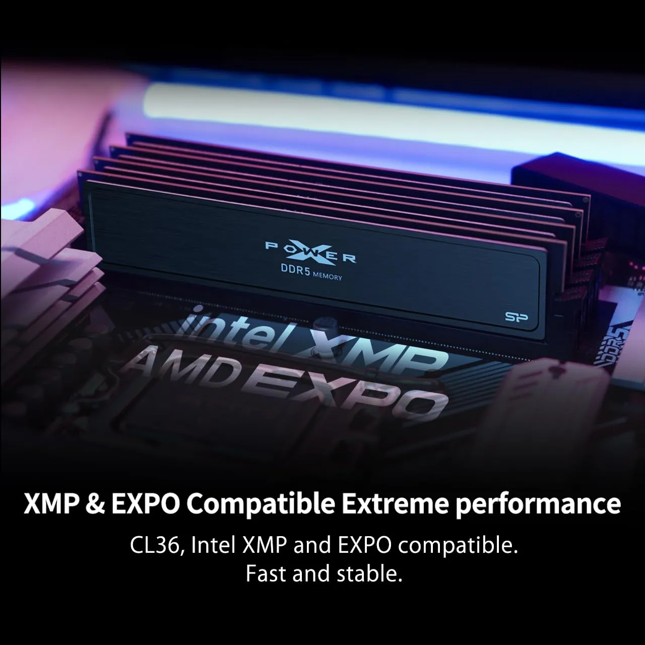 Silicon Power 32GB DDR5 RGB Memory Kit - Storm Series