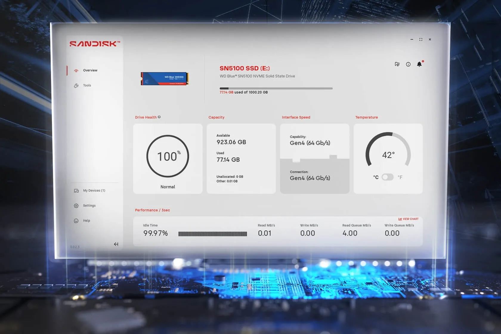 SanDisk 500GB NVMe M.2 SSD SN510