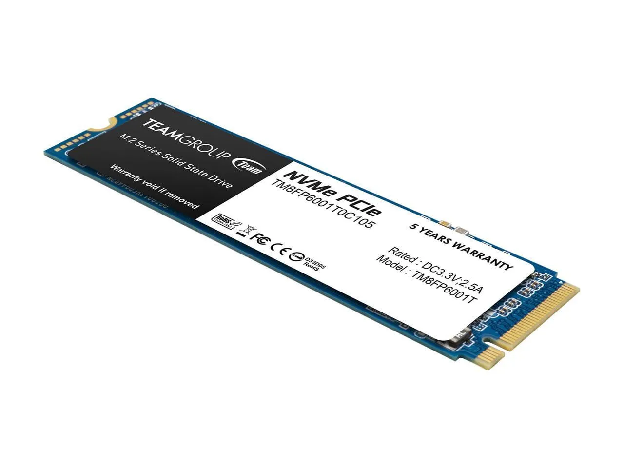 TEAMGROUP MP33 M.2 2280 1TB PCIE 3.0 X4 WITH NVME 1.3 3D NAND INTERNAL SOLID ST